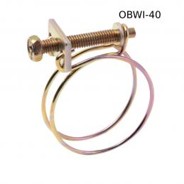 SKI - สกี จำหน่ายสินค้าหลากหลาย และคุณภาพดี | ORBIT เหล็กรัด OBWI-40 (35-40mm) แบบเส้นลวด สีทอง [50ชิ้น/กล่อง]